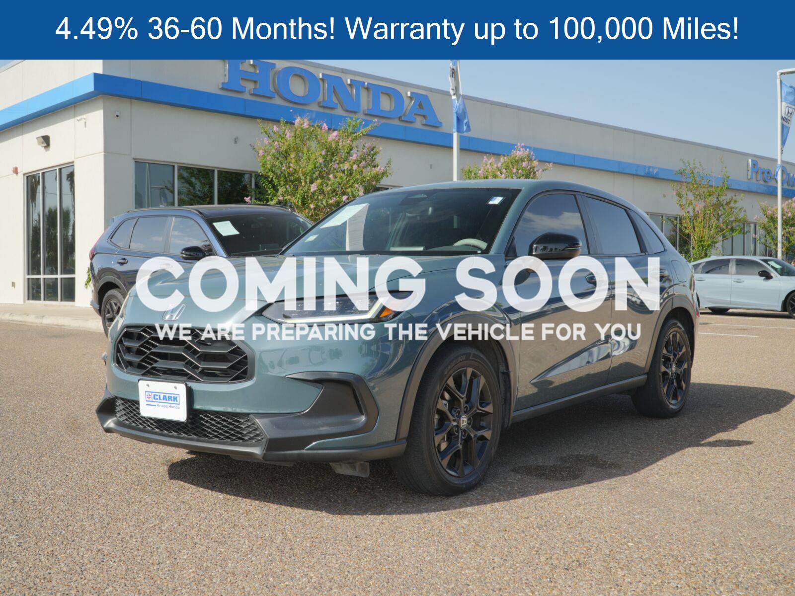 Nordic Forest Pearl 2024 Honda HR-V SUV / Crossover Front-Wheel Drive Continuously Variable Transmission