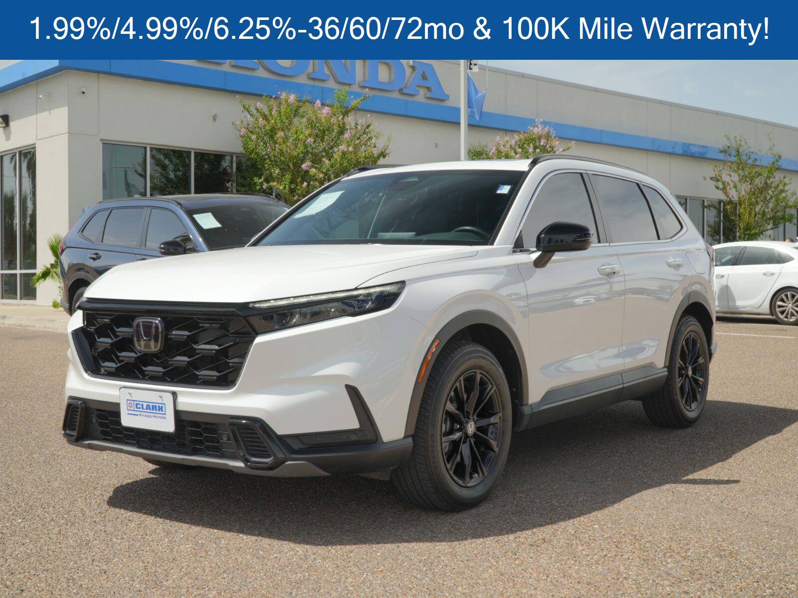 Platinum White Pearl 2025 Honda CR-V Hybrid SUV / Crossover All-Wheel Drive 1-Speed Dual Clutch