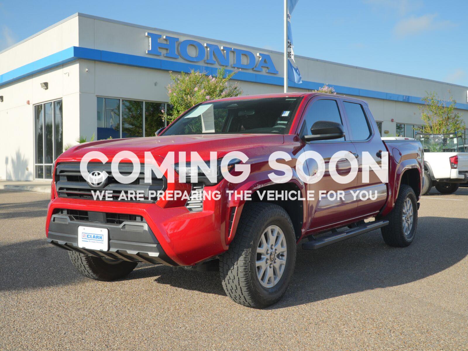 Supersonic Red 2025 Toyota Tacoma Pickup Truck Four-Wheel Drive Automatic