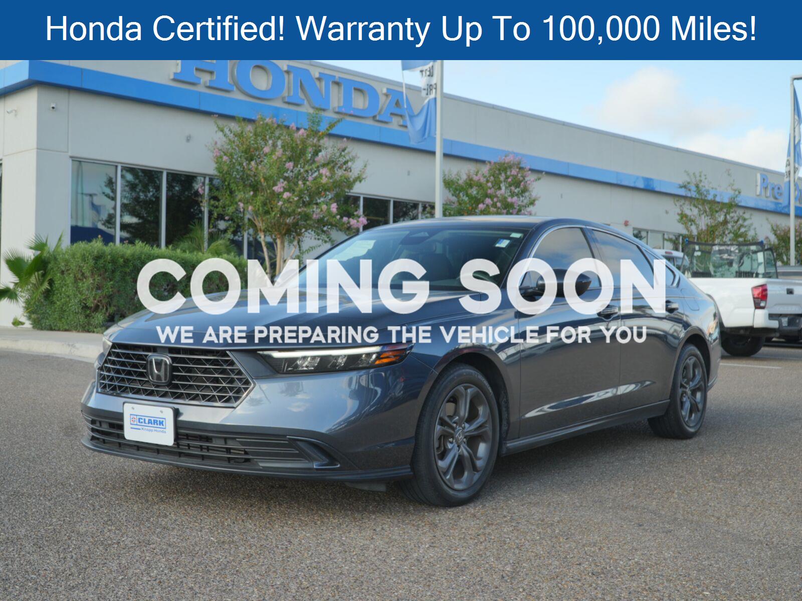 Meteorite Gray Metallic 2024 Honda Accord Sedan Front-Wheel Drive Continuously Variable Transmission