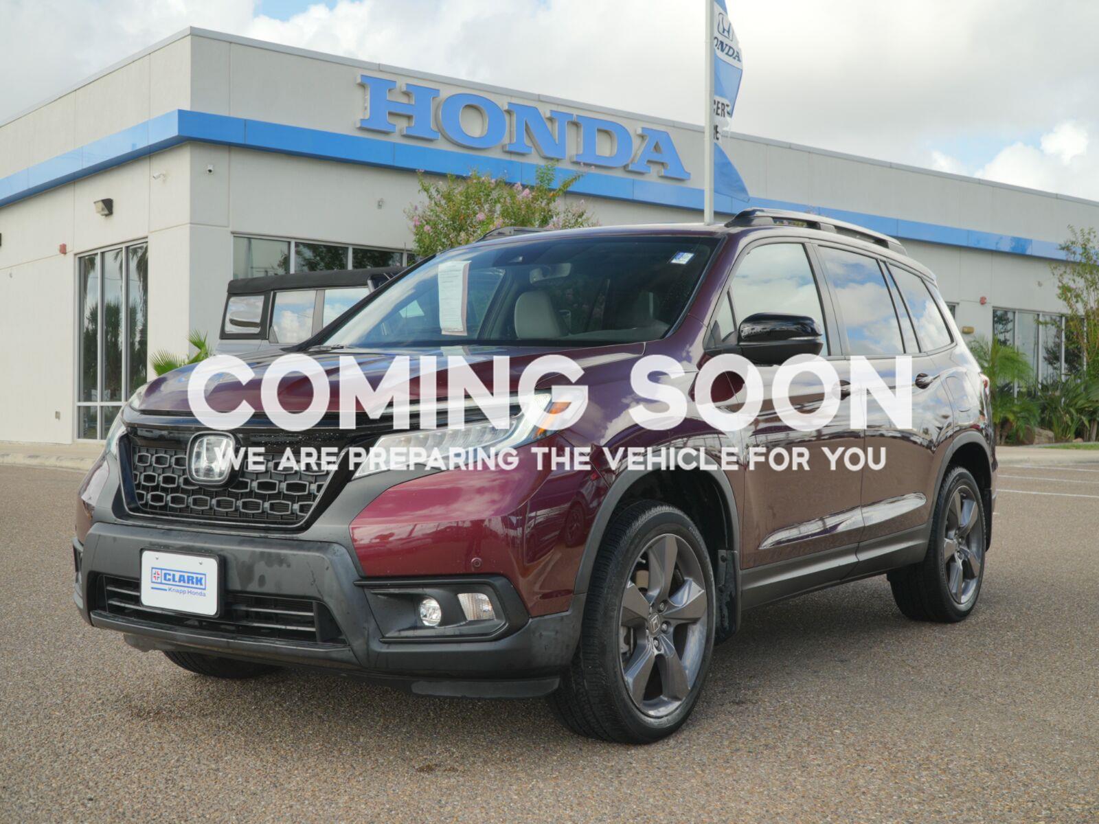 Red (Deep Scarlet Pearl) 2021 Honda Passport SUV / Crossover All-Wheel Drive Automatic