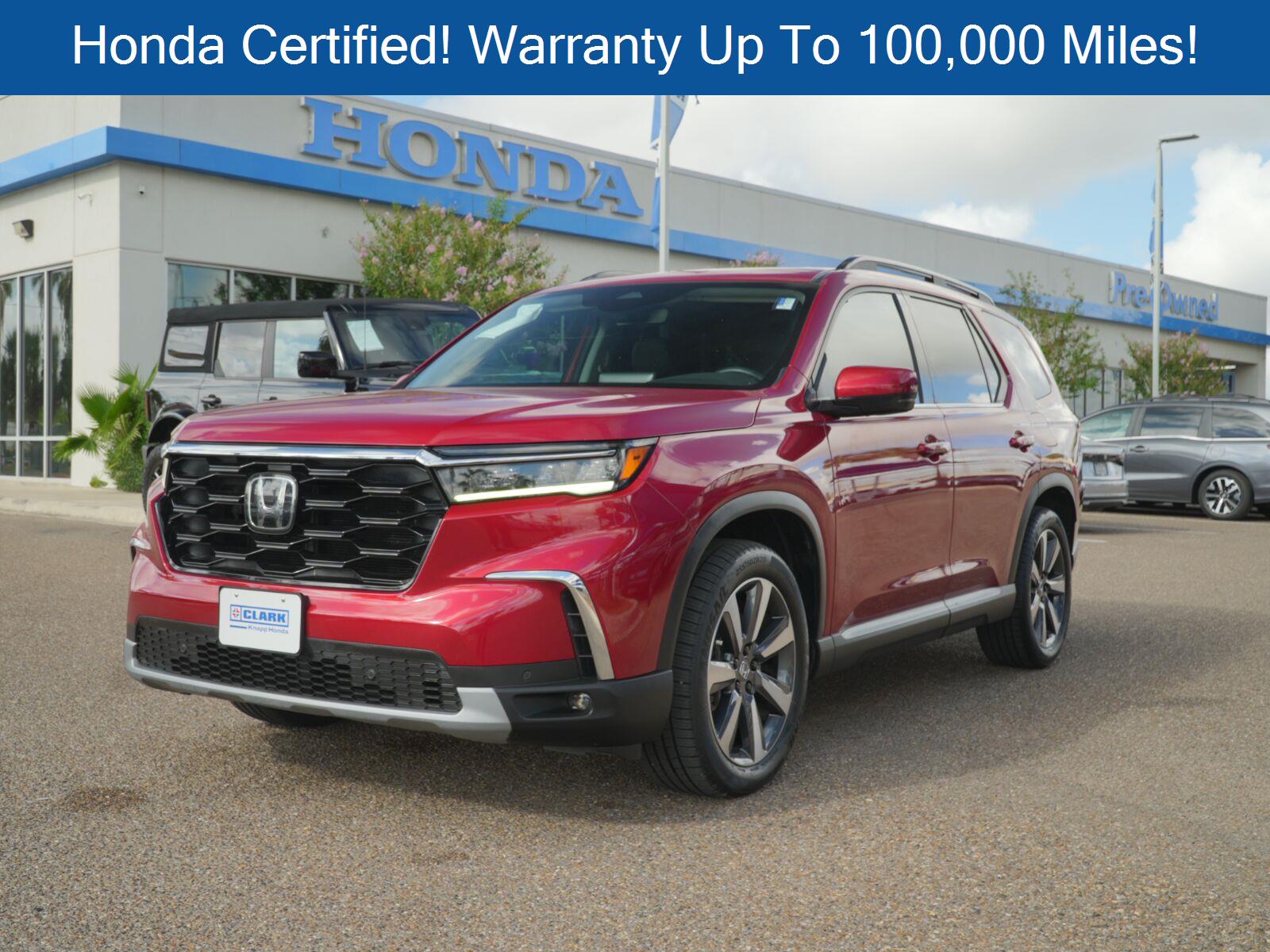 Radiant Red Metallic II 2025 Honda Pilot SUV / Crossover Front-Wheel Drive Automatic
