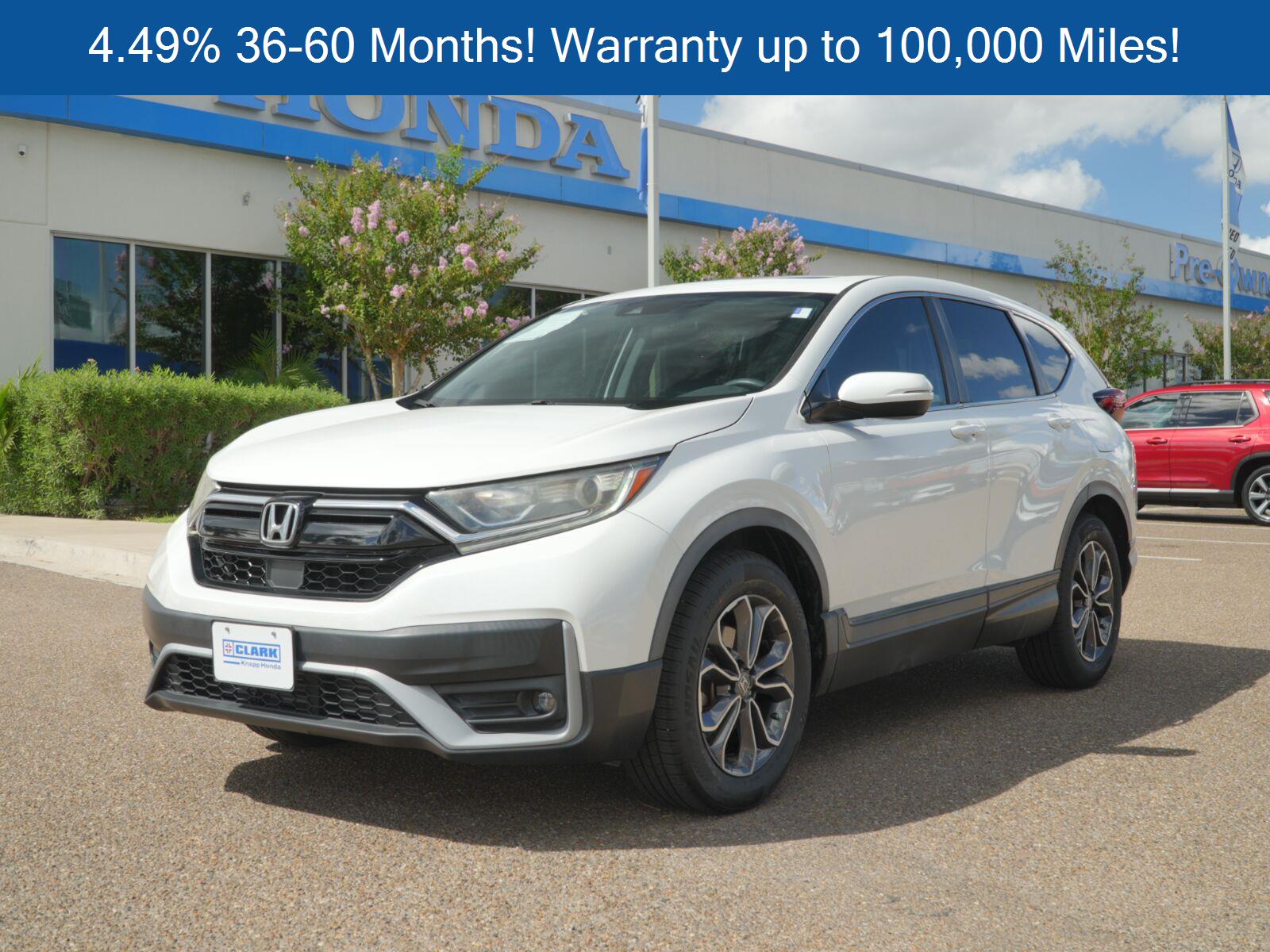 Platinum White Pearl 2021 Honda CR-V SUV / Crossover Front-Wheel Drive Continuously Variable Transmission
