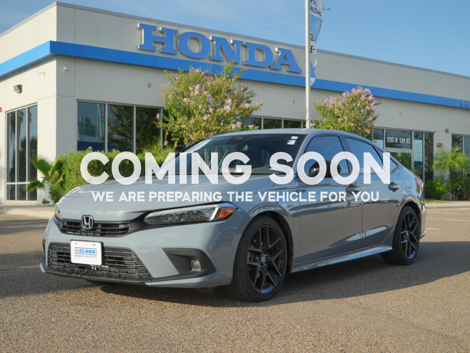 Sonic Gray Pearl 2024 Honda Civic Sedan Front-Wheel Drive Continuously Variable Transmission