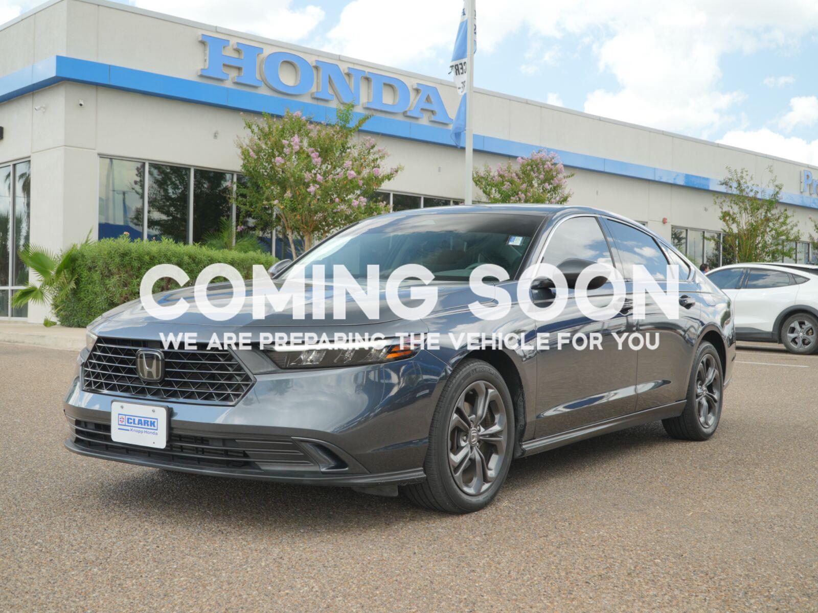 Meteorite Gray Metallic 2023 Honda Accord Sedan Front-Wheel Drive Continuously Variable Transmission