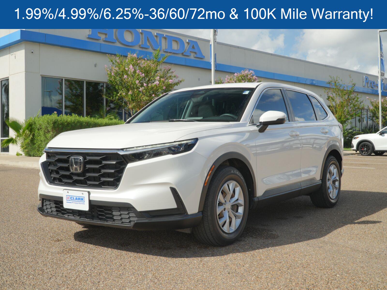 Platinum White Pearl 2025 Honda CR-V SUV / Crossover Front-Wheel Drive Continuously Variable Transmission