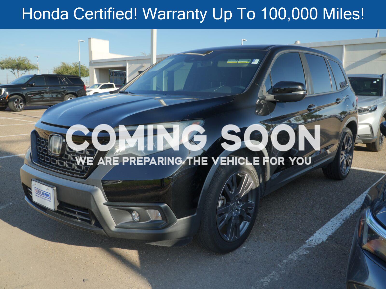 Crystal Black Pearl 2021 Honda Passport SUV / Crossover Front-Wheel Drive Automatic
