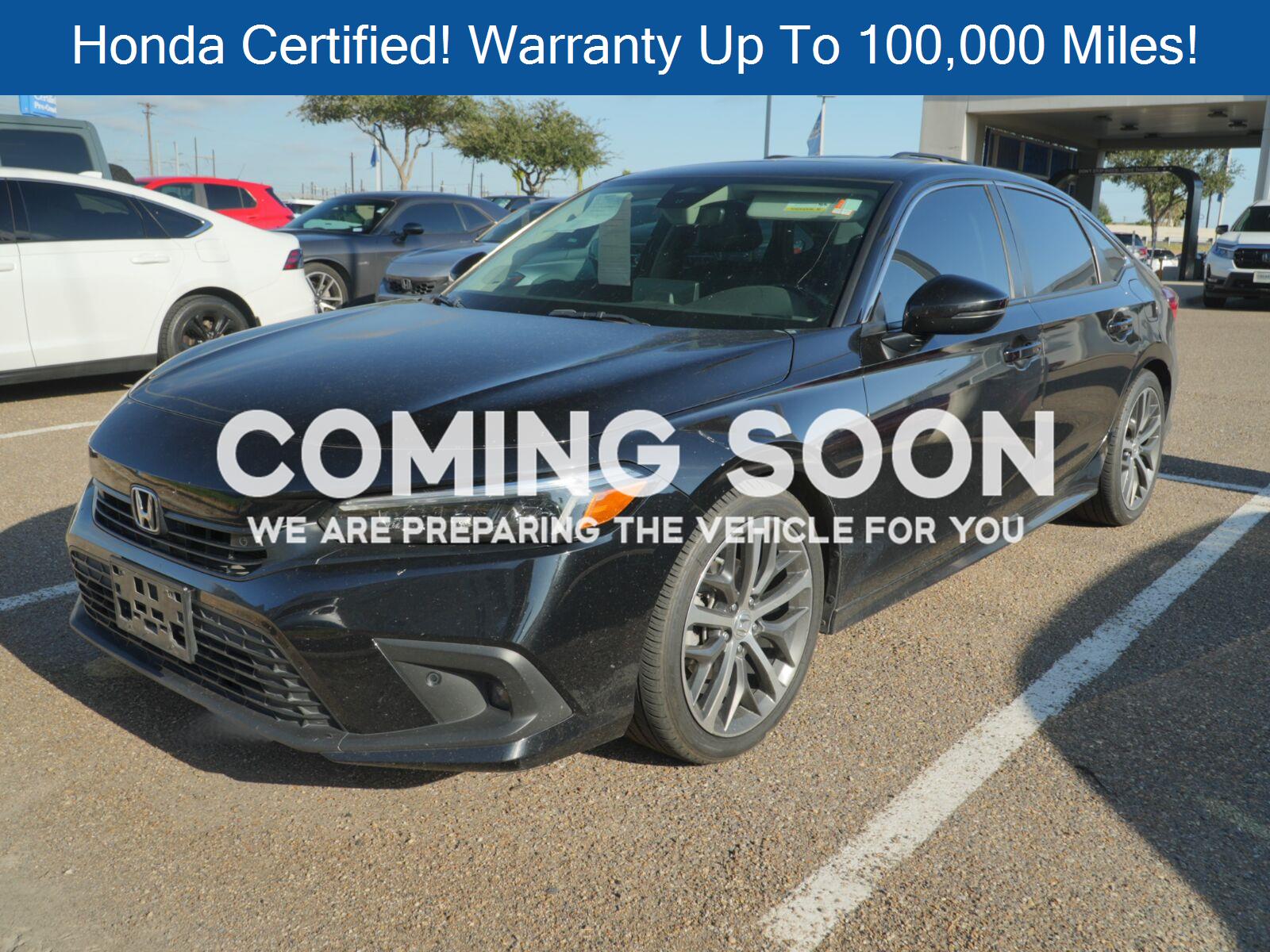 Crystal Black Pearl 2024 Honda Civic Sedan Front-Wheel Drive Continuously Variable Transmission