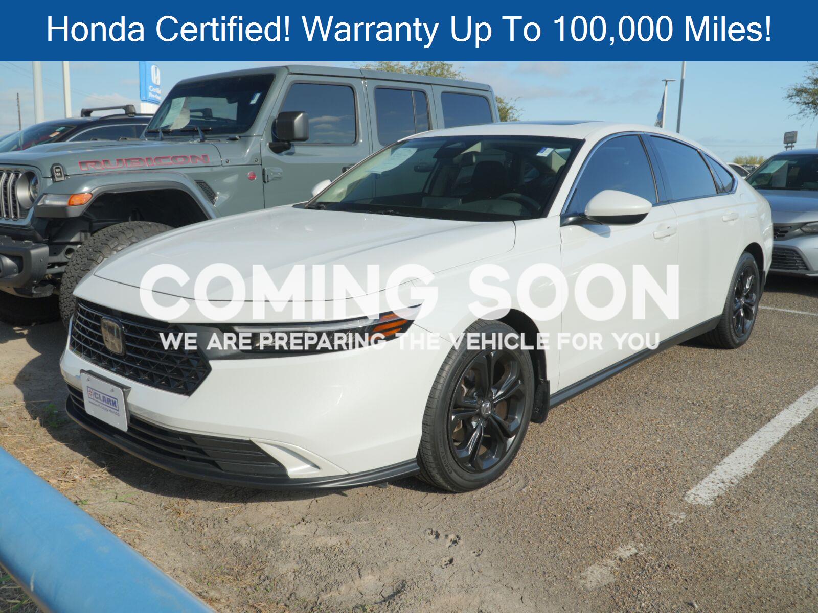 Platinum White Pearl 2024 Honda Accord Sedan Front-Wheel Drive Continuously Variable Transmission