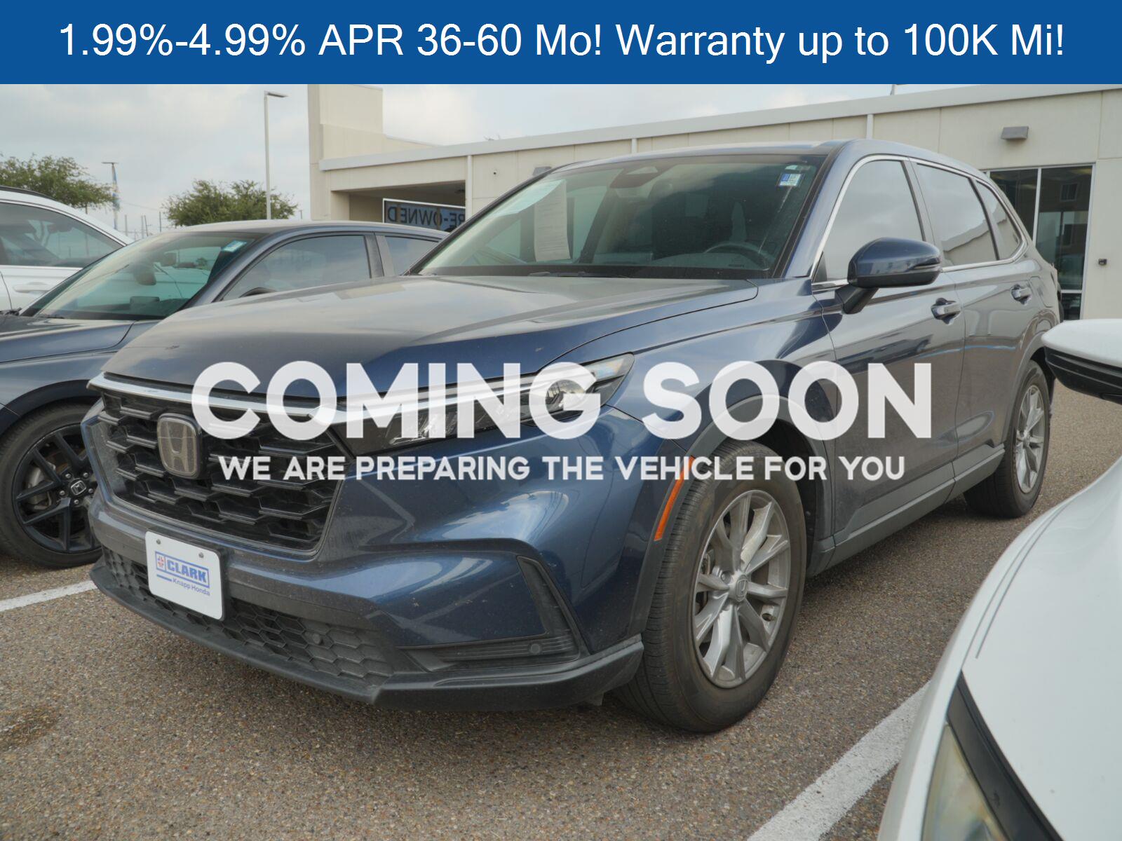 Canyon River Blue Metallic 2025 Honda CR-V SUV / Crossover Front-Wheel Drive Continuously Variable Transmission