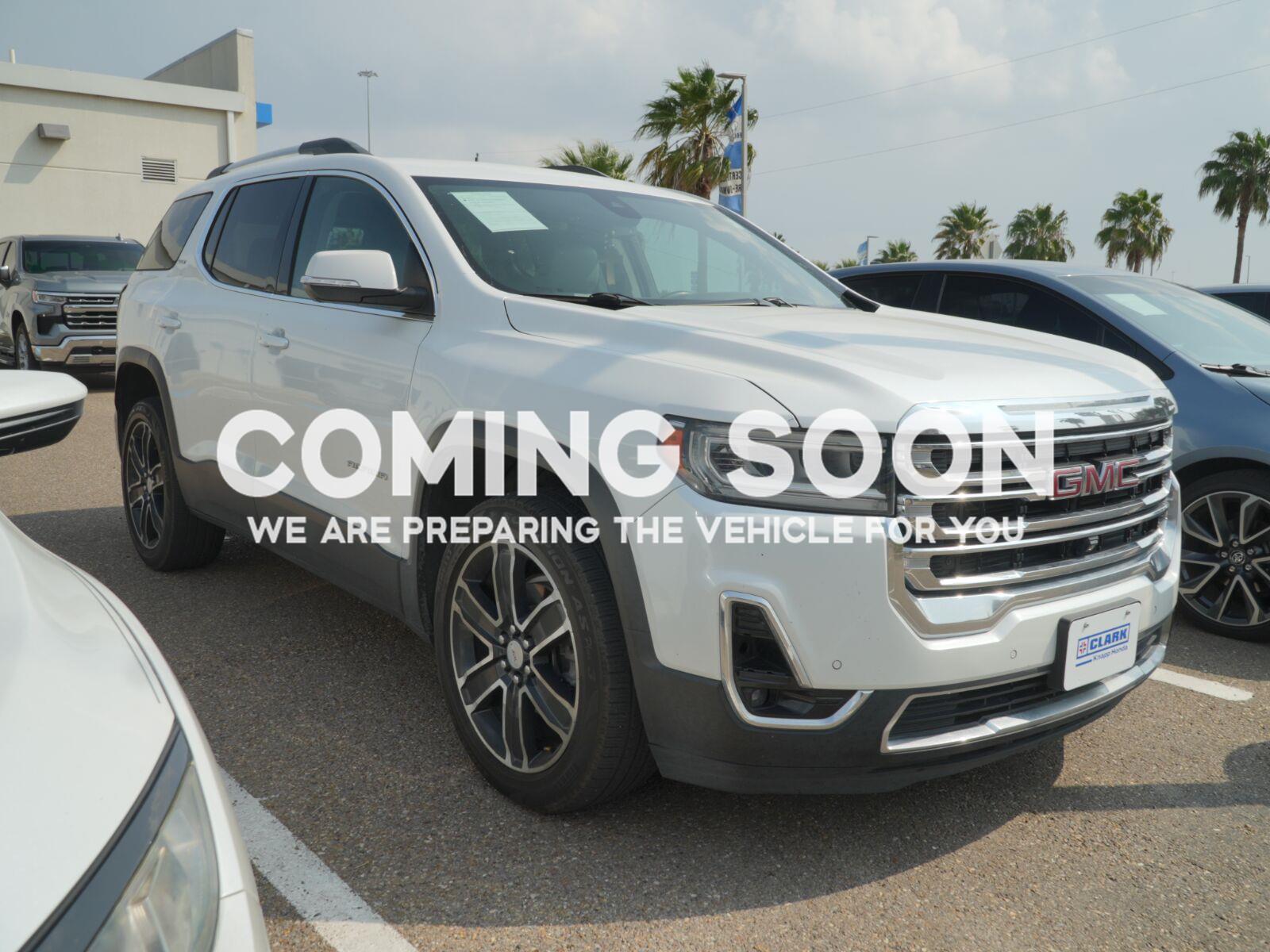 White Frost Tricoat 2023 GMC Acadia SUV / Crossover Front-Wheel Drive 9-Speed Automatic