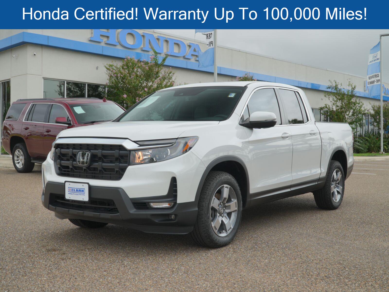 Platinum White Pearl 2026 Honda Ridgeline Pickup Truck All-Wheel Drive 9-Speed Automatic
