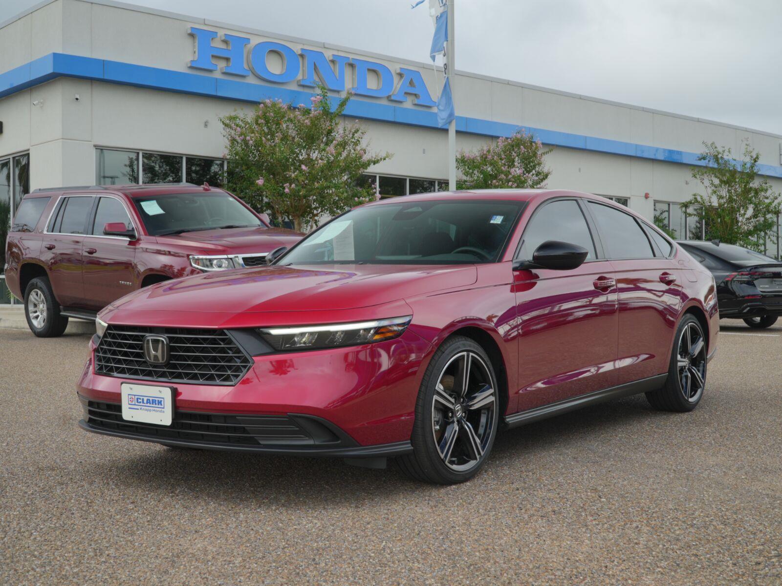 Radiant Red Metallic 2026 Honda Accord Hybrid Sedan Front-Wheel Drive Continuously Variable Transmission