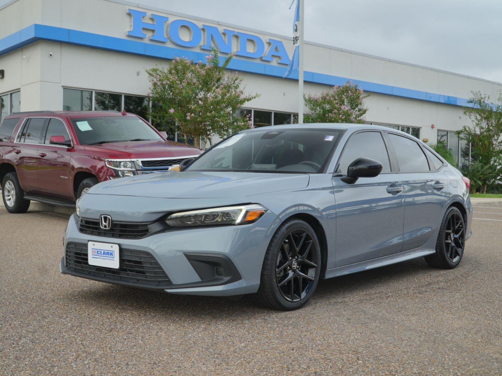 Sonic Gray Pearl 2024 Honda Civic Sedan Front-Wheel Drive Continuously Variable Transmission