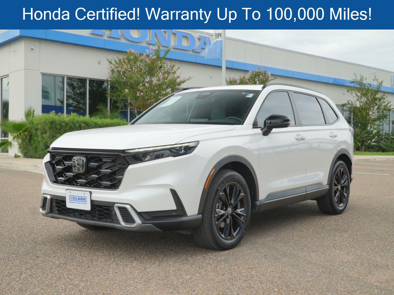 Platinum White Pearl 2026 Honda CR-V Hybrid SUV / Crossover All-Wheel Drive Continuously Variable Transmission