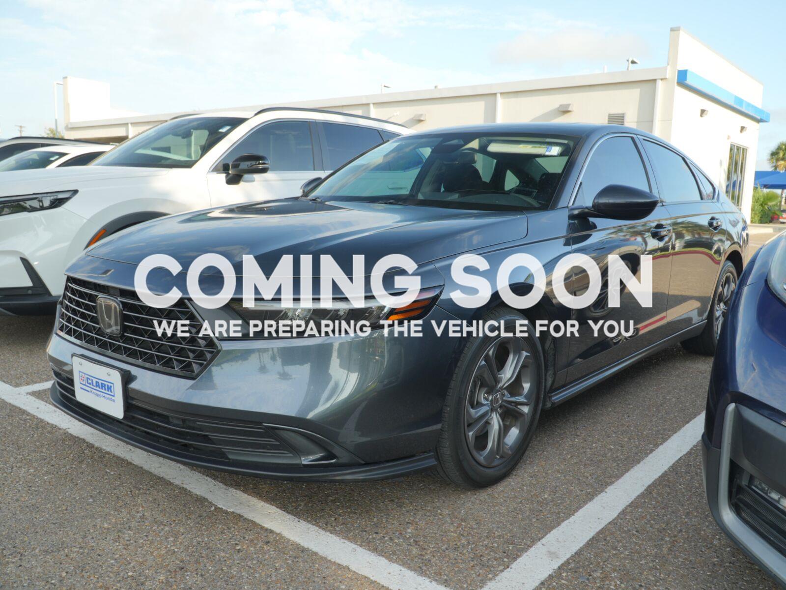 Meteorite Gray Metallic 2024 Honda Accord Sedan Front-Wheel Drive Continuously Variable Transmission