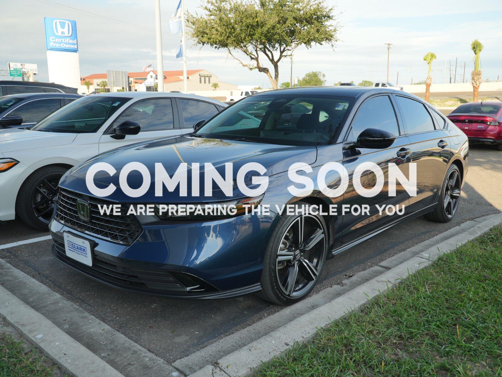 Canyon River Blue Metallic 2026 Honda Accord Sedan Front-Wheel Drive Continuously Variable Transmission
