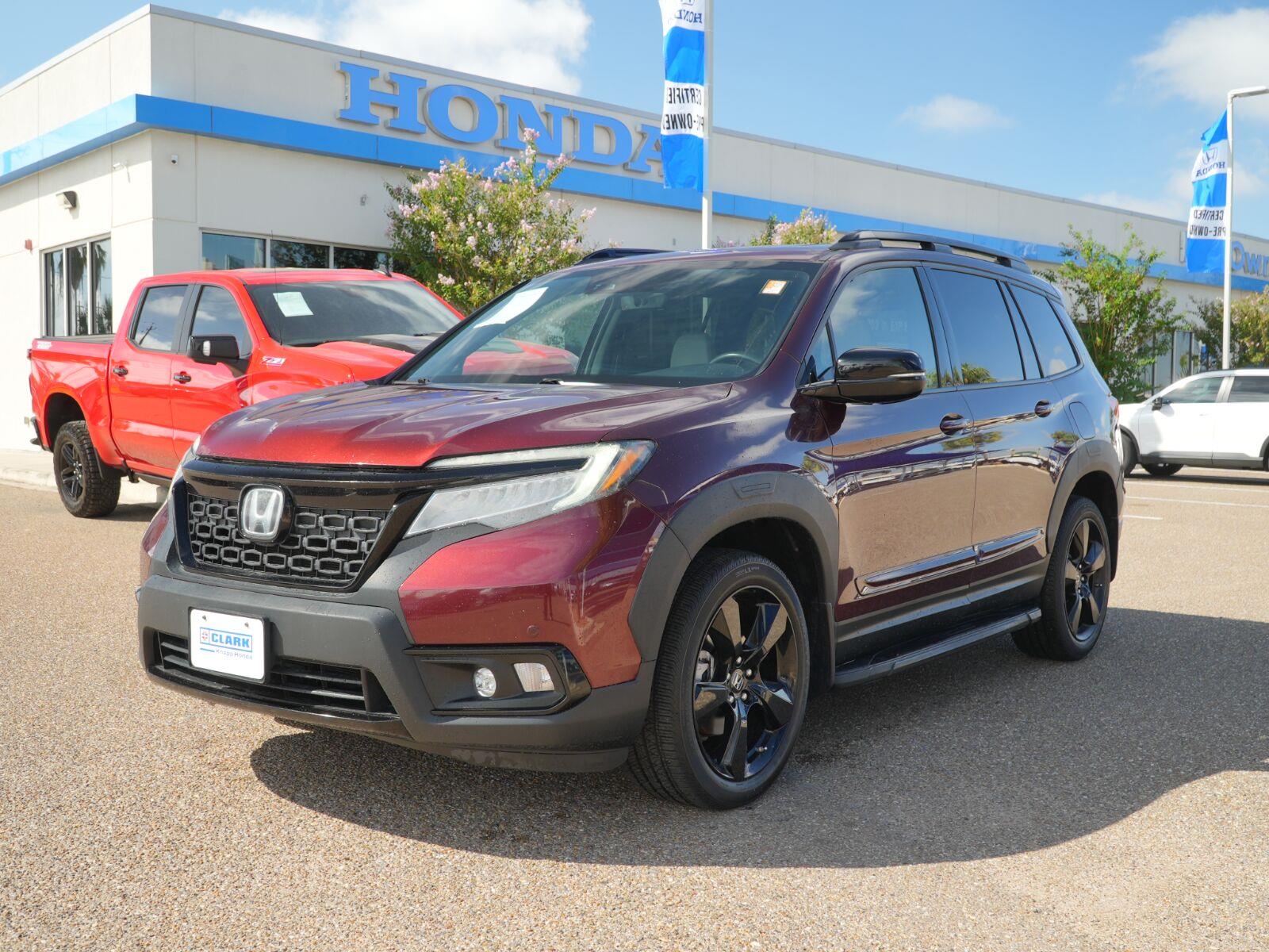 Red (Deep Scarlet Pearl) 2020 Honda Passport SUV / Crossover All-Wheel Drive Automatic