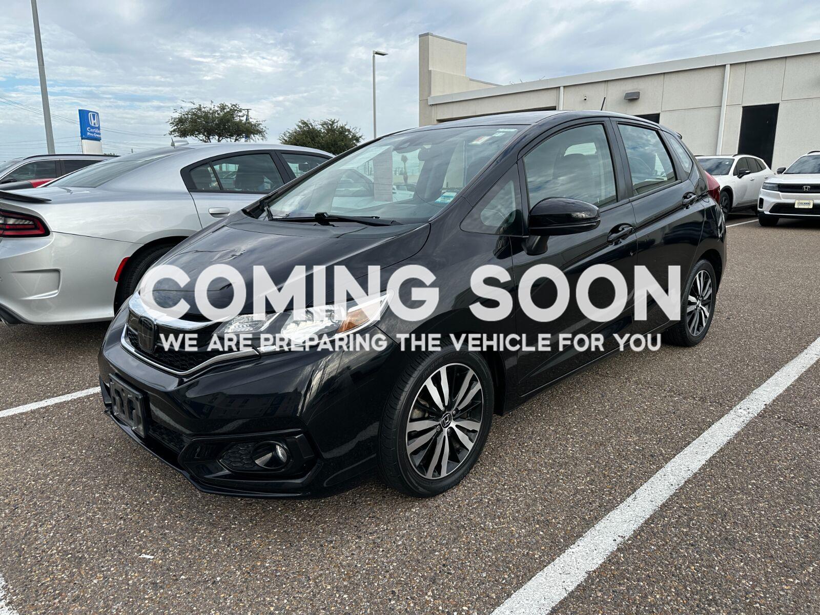 Black 2018 Honda Fit Hatchback Front-Wheel Drive Automatic