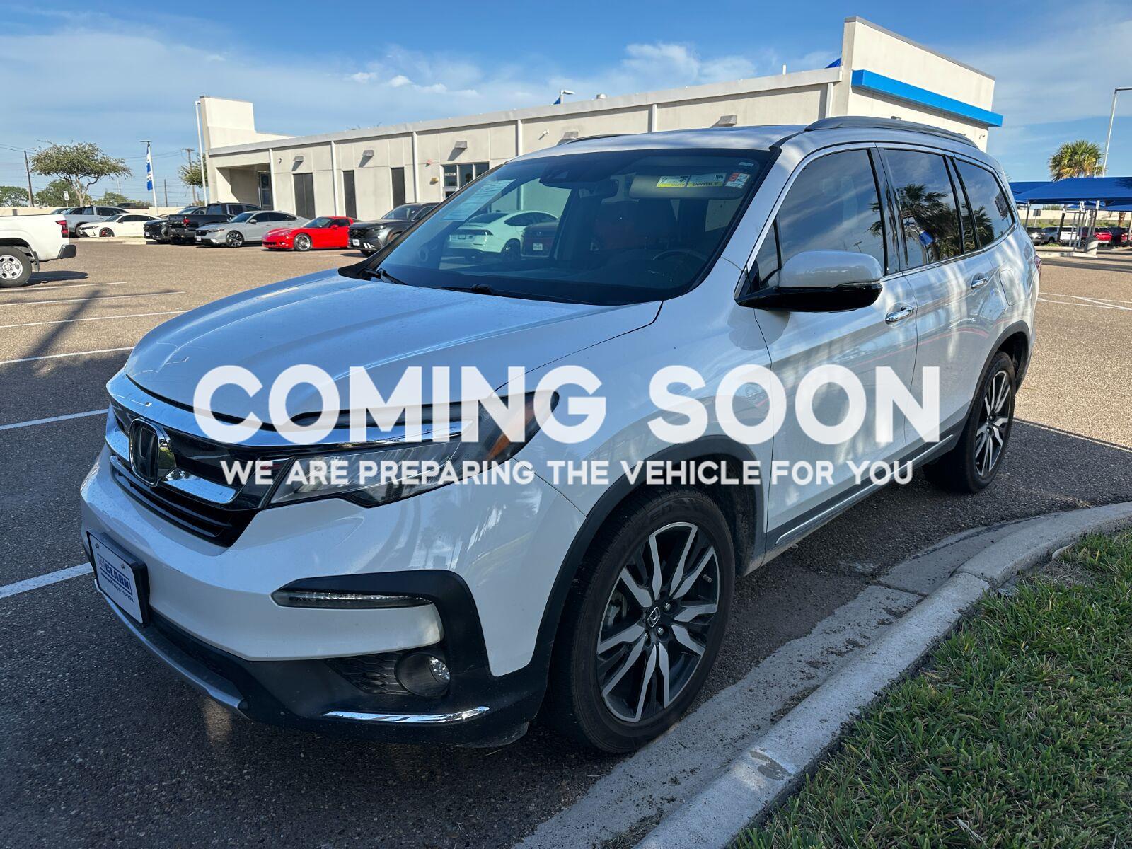 Platinum White Pearl 2020 Honda Pilot SUV / Crossover All-Wheel Drive Automatic