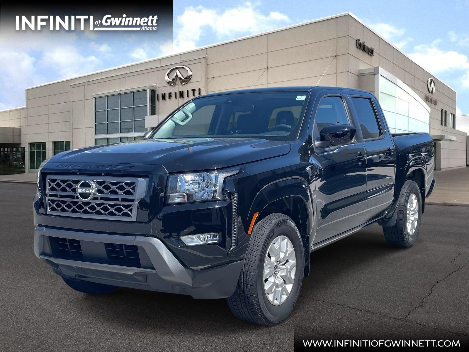 Super Black 2024 Nissan Frontier SV Crew Cab RWD Pickup Truck 4X2 Manual