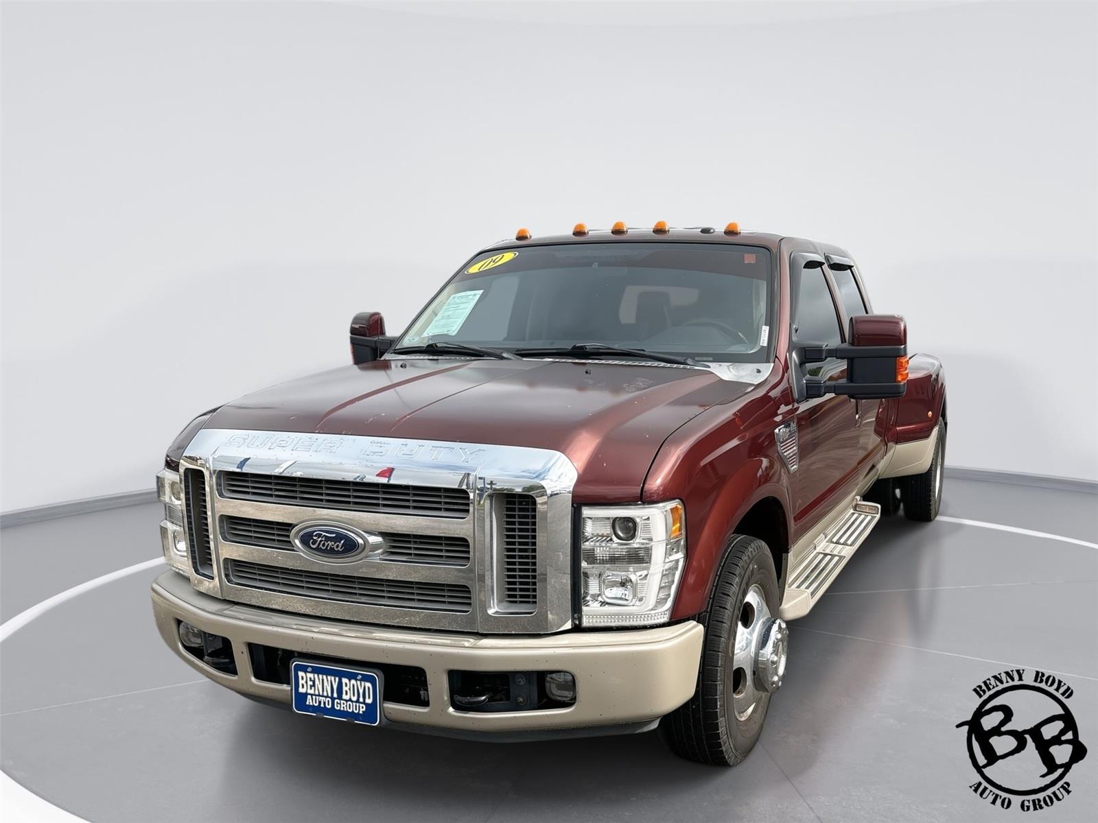 Royal Red Clearcoat Metallic 2009 Ford F-350 Super Duty Pickup Truck 4X2 6-Speed Manual Overdrive