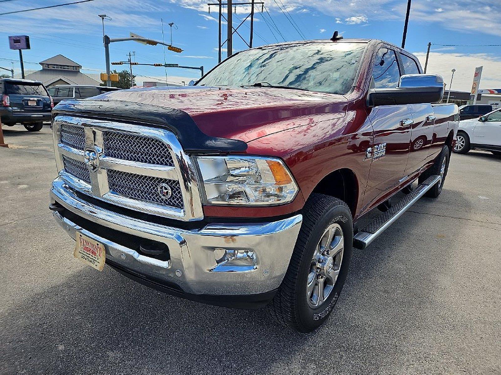 Delmonico Red Pearlcoat 2018 RAM 3500 Pickup Truck Four-Wheel Drive 6-Speed Automatic