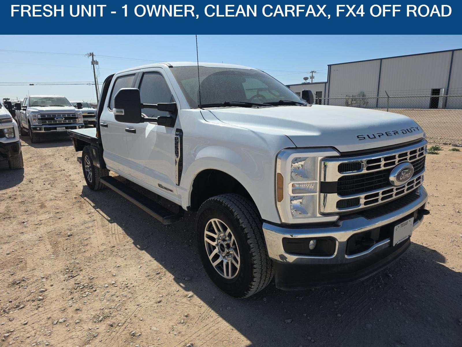 Oxford White 2024 Ford F-250 Super Duty XLT SuperCab 4WD Pickup Truck Four-Wheel Drive 10-Speed Automatic