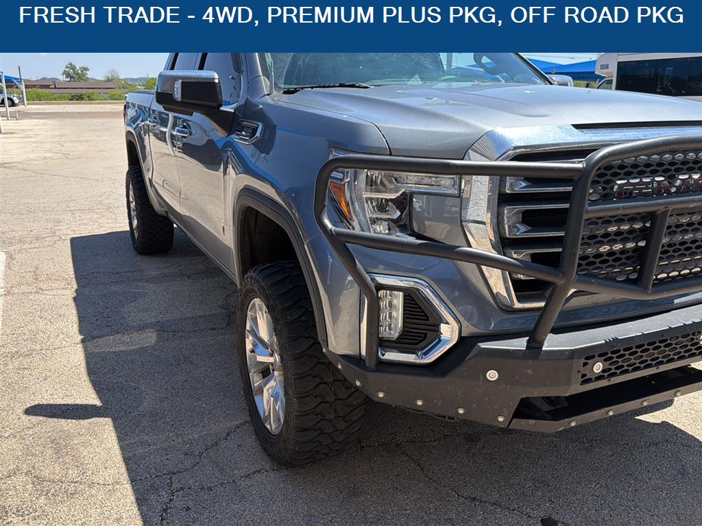 Quicksilver Metallic 2020 GMC Sierra 1500 SLT Crew Cab 4WD Pickup Truck Four-Wheel Drive 10-Speed Automatic
