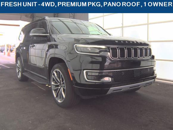 Diamond Black Crystal Pearlcoat 2025 Jeep Wagoneer Series II 4WD SUV / Crossover Four-Wheel Drive 8-Speed Automatic
