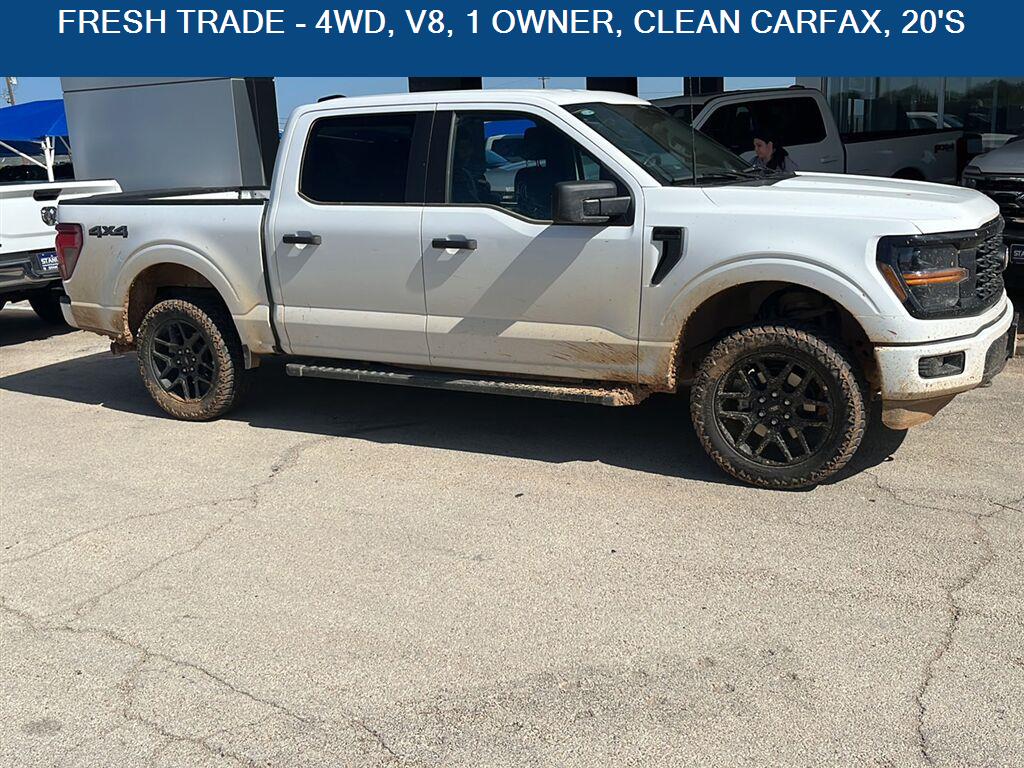 Oxford White 2025 Ford F-150 Pickup Truck Four-Wheel Drive 10-Speed Automatic
