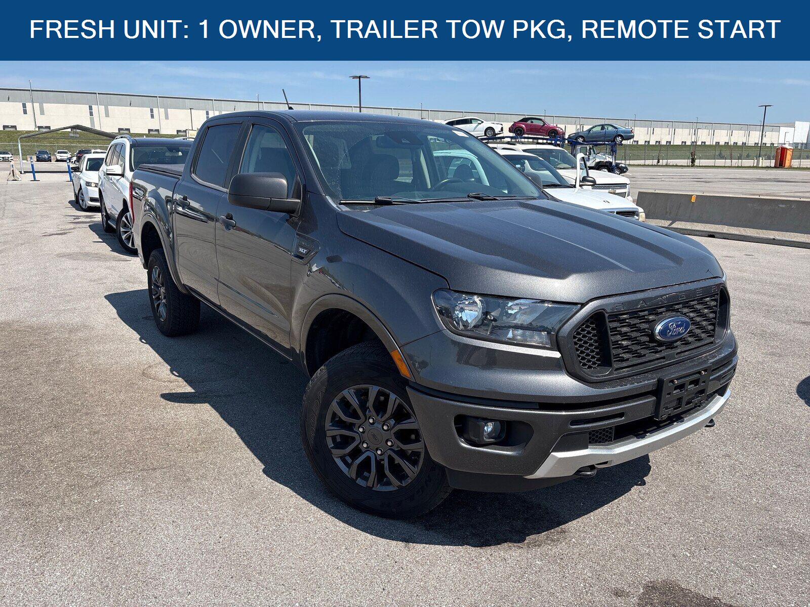 Gray (Magnetic Metallic) 2020 Ford Ranger Pickup Truck Four-Wheel Drive Automatic