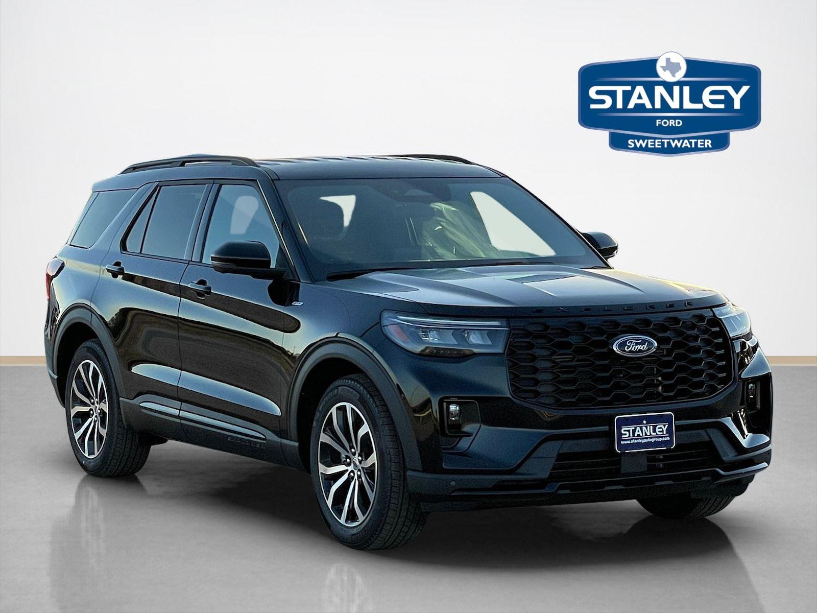 Agate Black Metallic 2026 Ford Explorer SUV / Crossover Rear-Wheel Drive 10-Speed Automatic