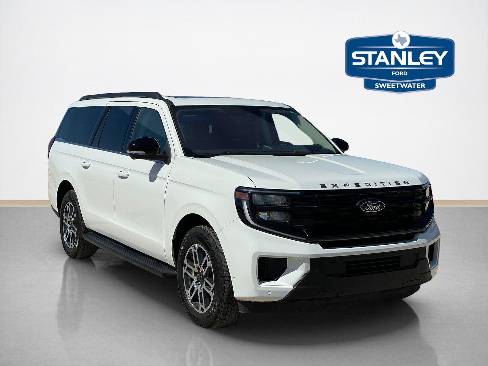 White 2025 Ford Expedition MAX Active 4WD SUV / Crossover Four-Wheel Drive 10-Speed Automatic