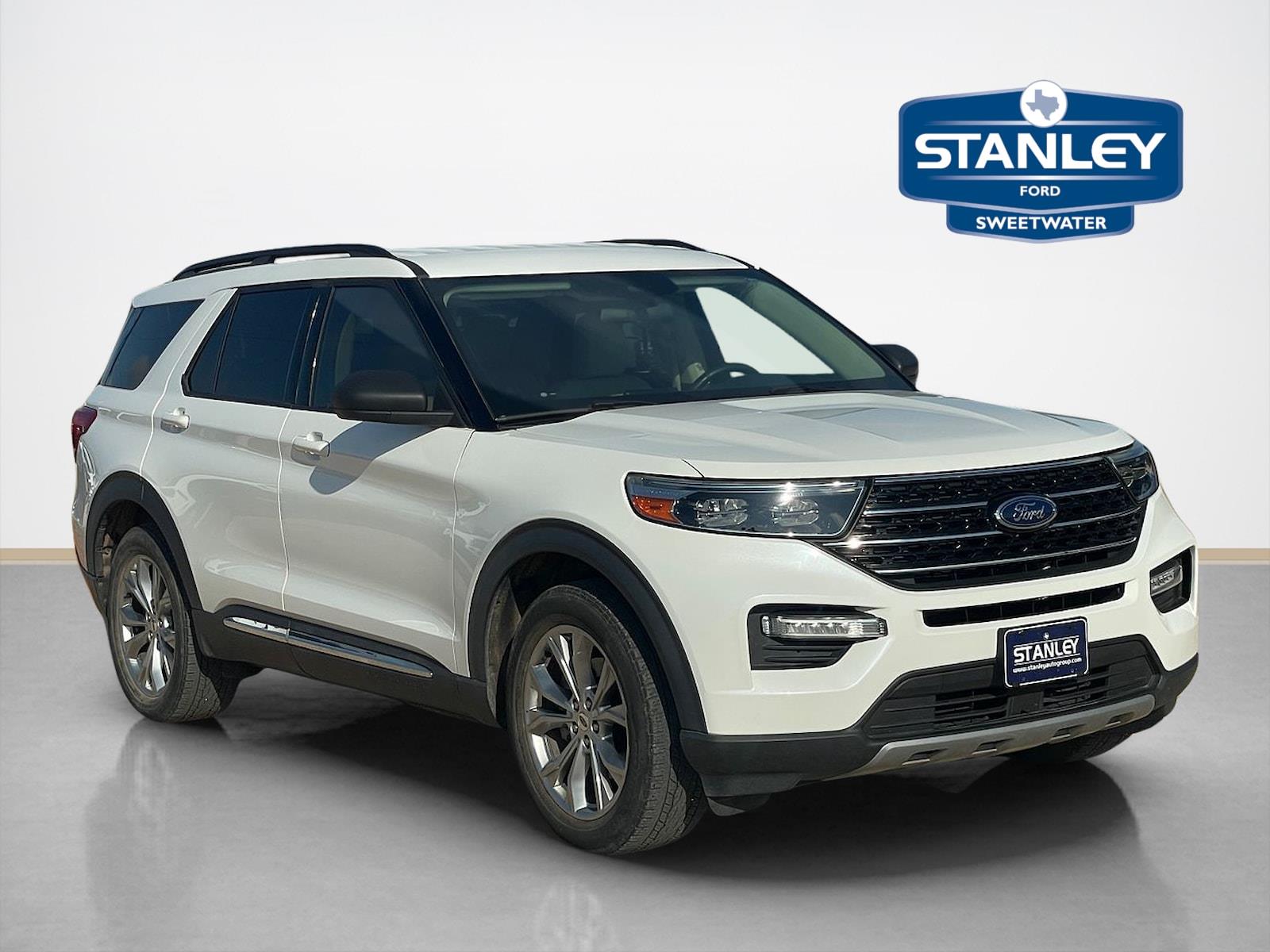 Star White Metallic Tri-Coat 2020 Ford Explorer SUV / Crossover All-Wheel Drive 10-Speed Automatic