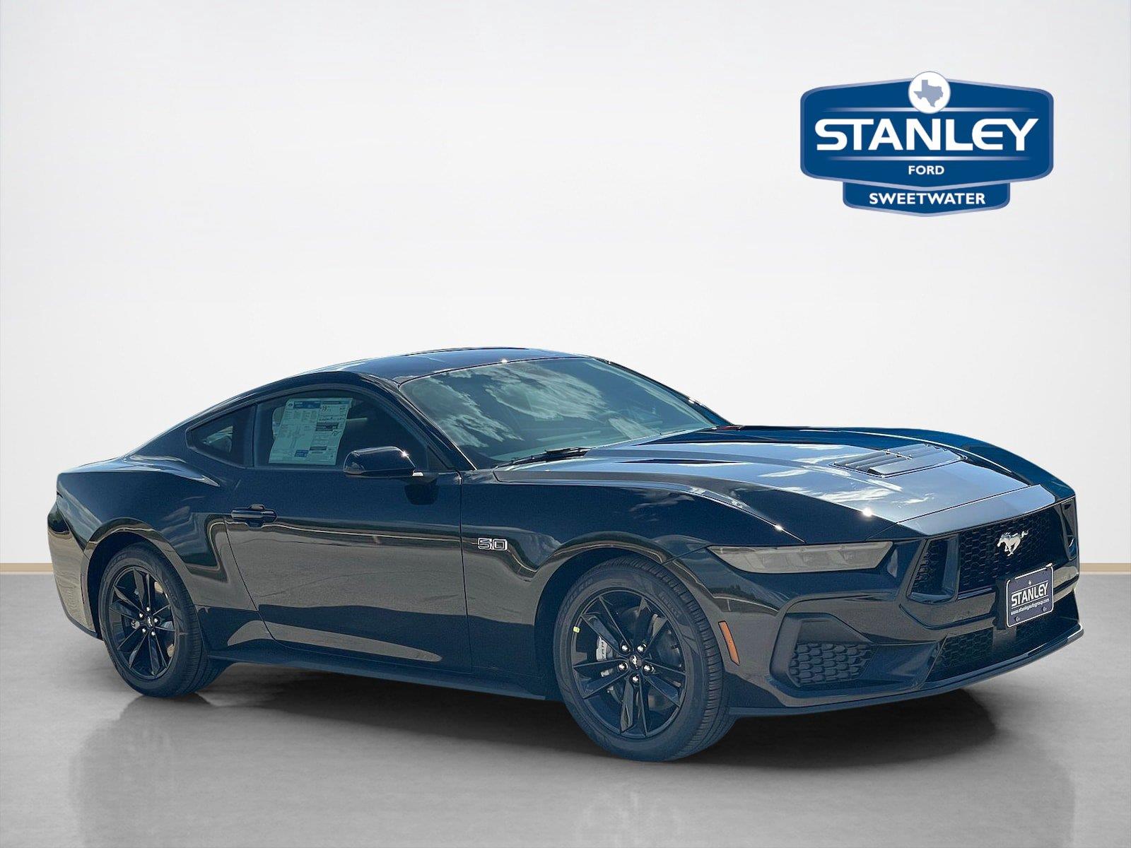 Shadow Black 2026 Ford Mustang Coupe Rear-Wheel Drive 6-Speed Manual