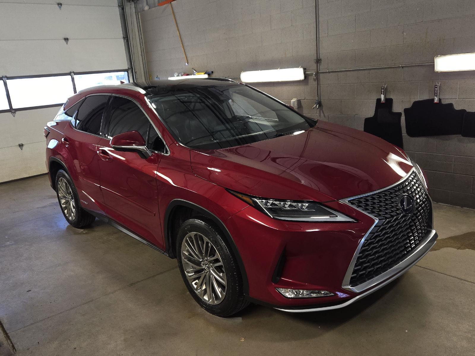 Matador Red Mica 2022 Lexus RX Hybrid 450h AWD SUV / Crossover All-Wheel Drive Continuously Variable Transmission