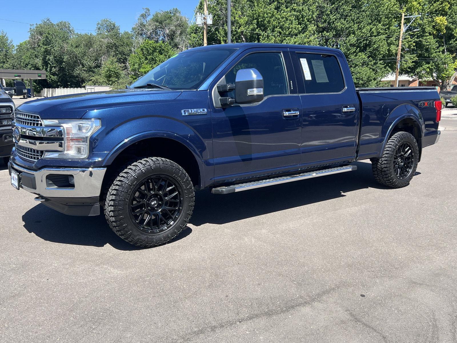 Blue Jeans 2019 Ford F-150 Pickup Truck Four-Wheel Drive Automatic