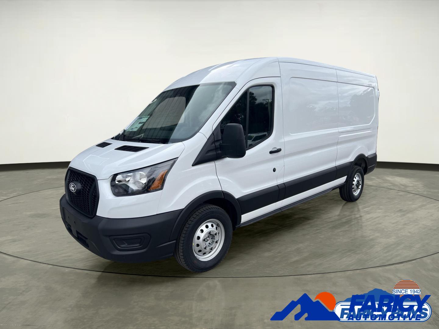 OXFORD WHITE 2026 Ford Transit Cargo 250 Medium Roof LB AWD Van All-Wheel Drive