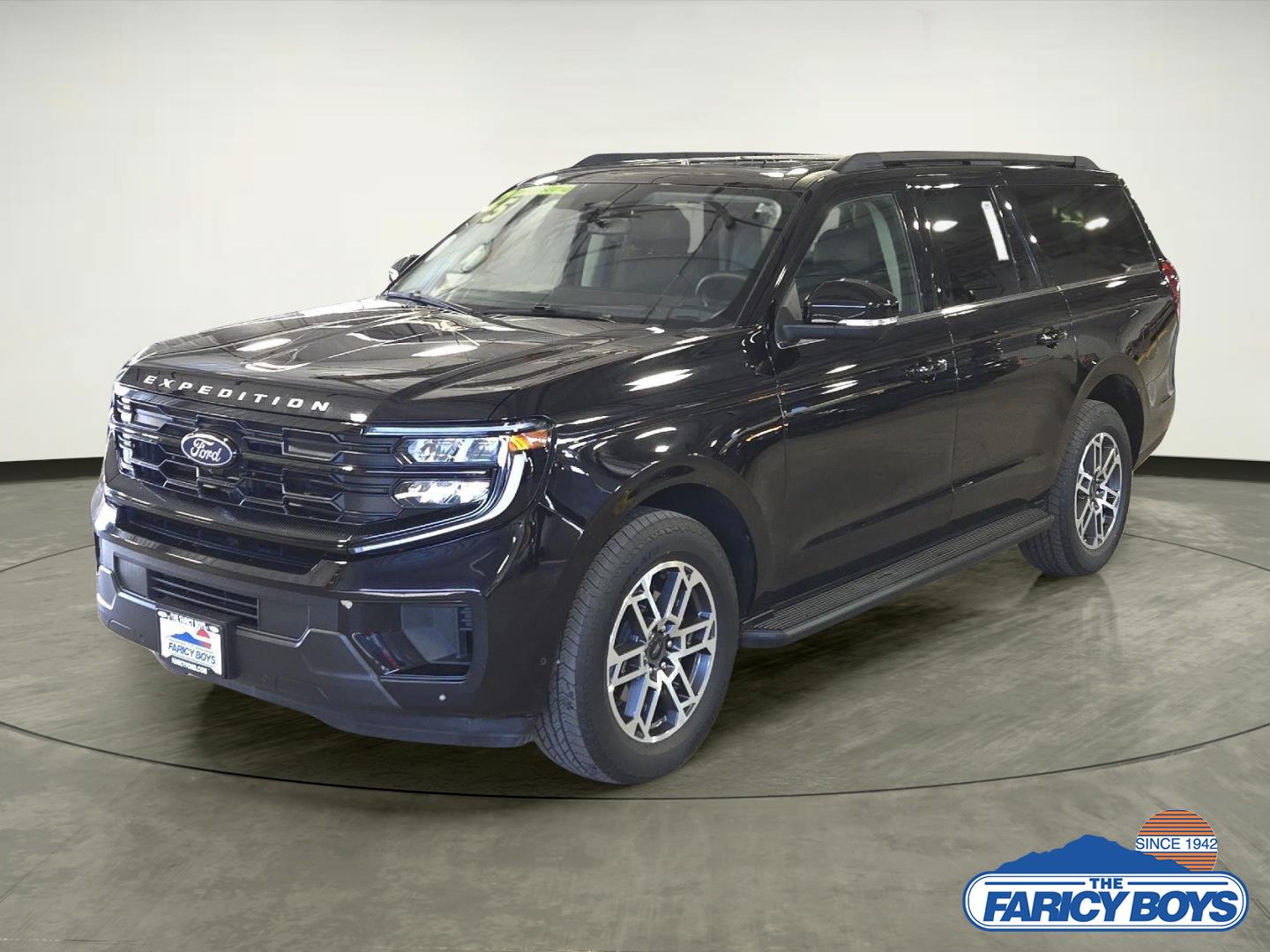 Agate Black 2025 Ford Expedition MAX Active 4WD SUV / Crossover Four-Wheel Drive Automatic
