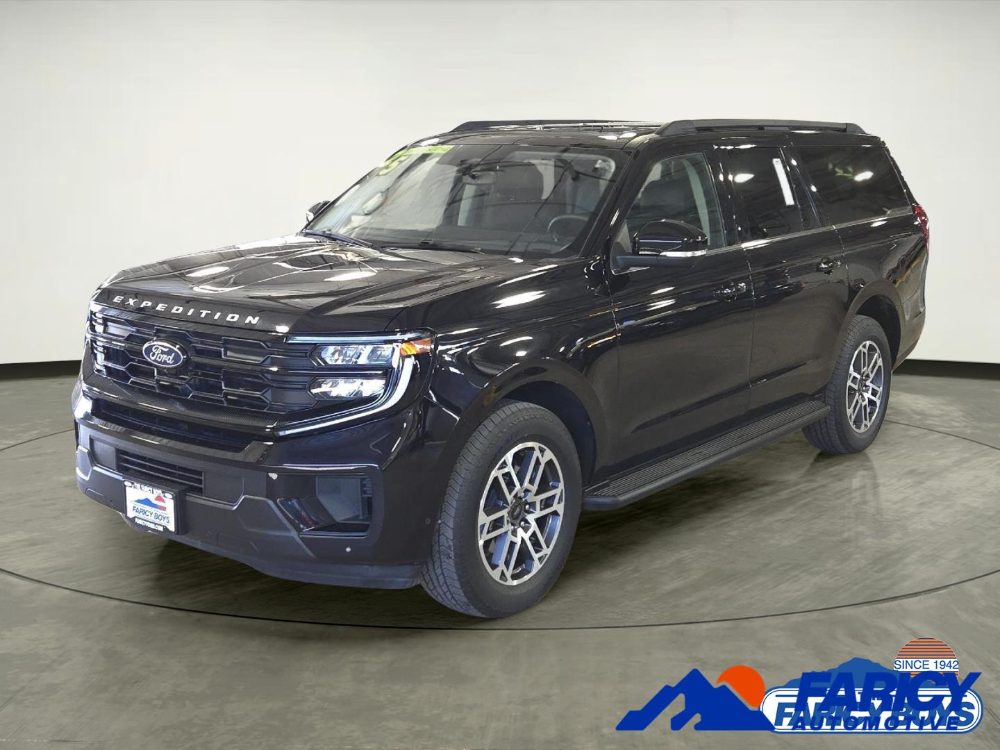 Agate Black 2025 Ford Expedition MAX Active 4WD SUV / Crossover Four-Wheel Drive Automatic