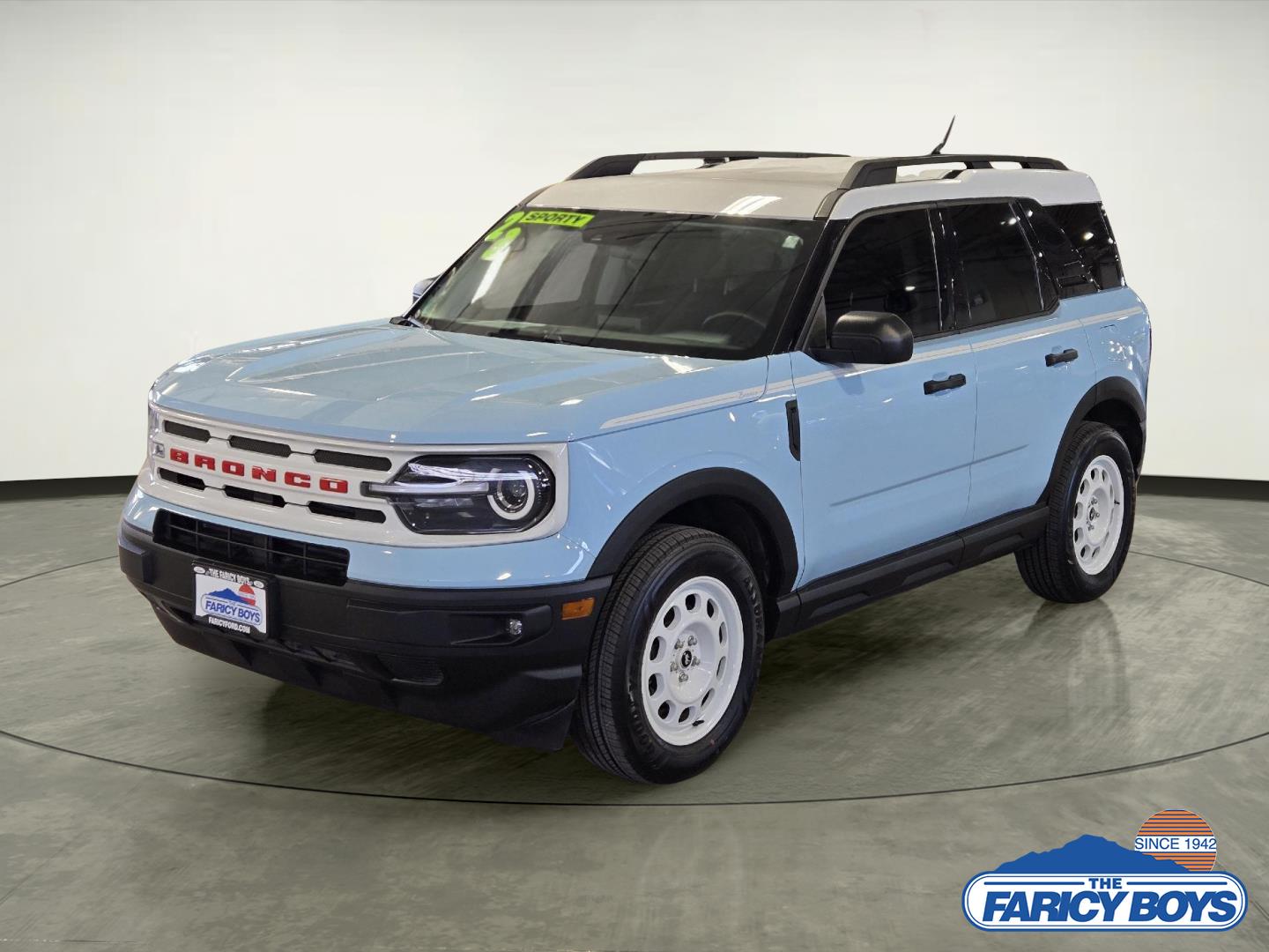 Robins Egg Blue 2023 Ford Bronco Sport Heritage AWD SUV / Crossover All-Wheel Drive 8-Speed Automatic