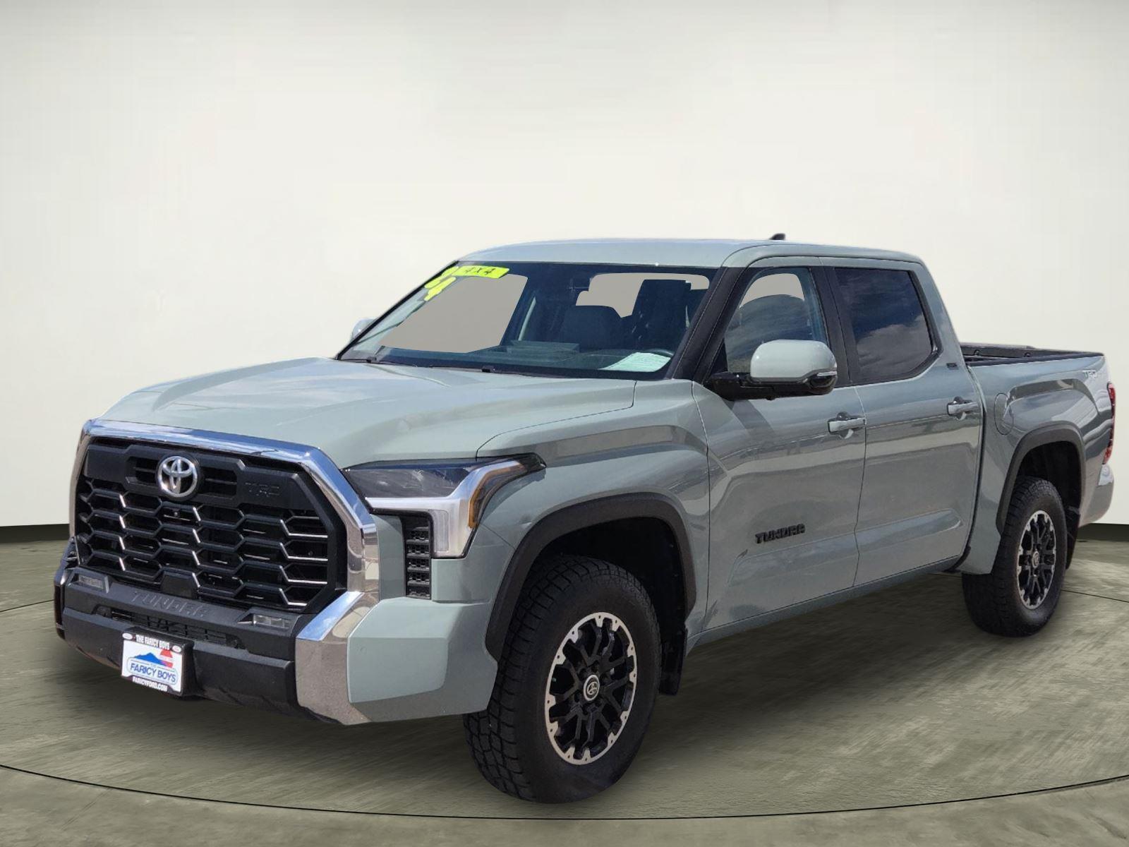 Lunar Rock 2024 Toyota Tundra SR5 CrewMax Cab 4WD Pickup Truck Four-Wheel Drive Automatic