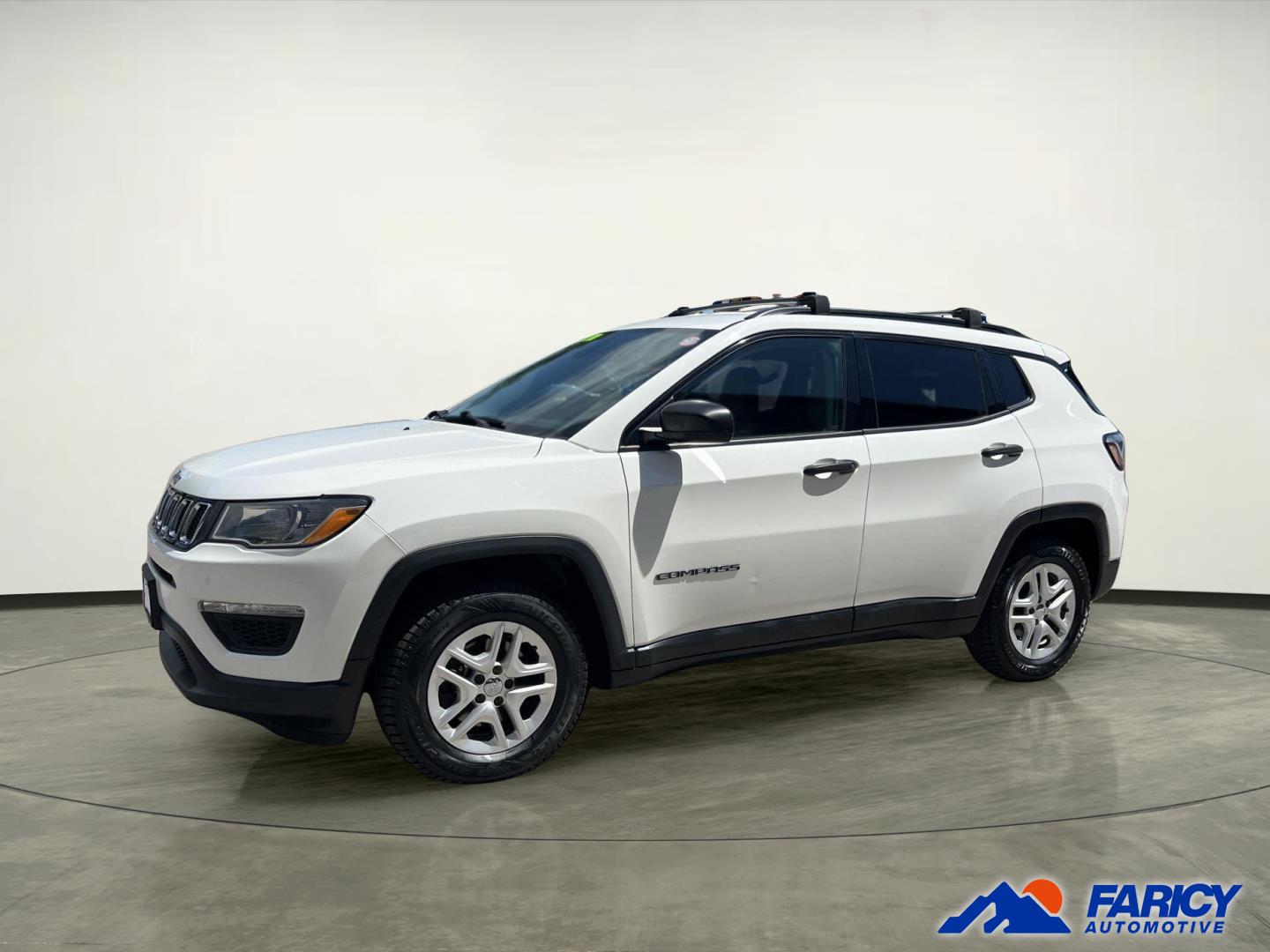 White Clearcoat 2018 Jeep Compass SUV / Crossover Front-Wheel Drive 6-Speed Automatic