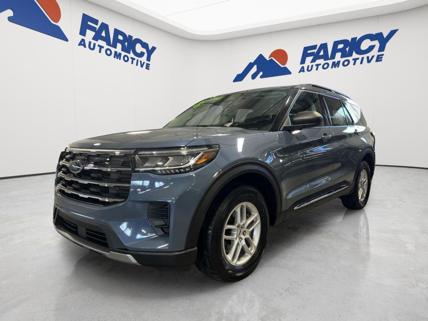 Vapor Blue 2025 Ford Explorer SUV / Crossover All-Wheel Drive Automatic
