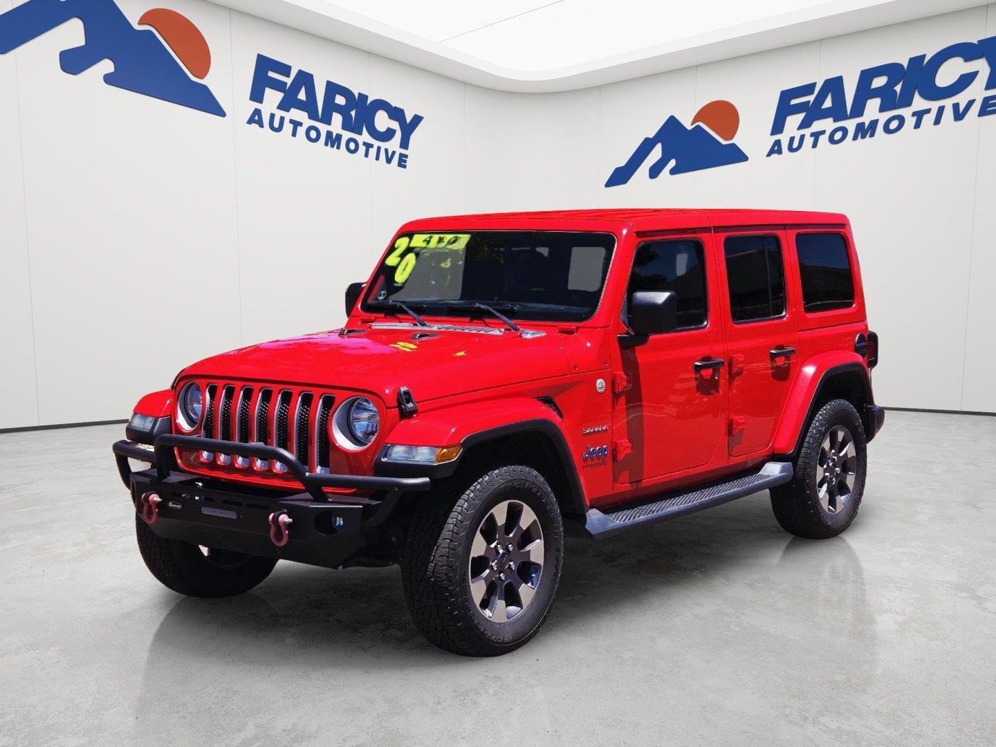 Firecracker Red Clearcoat 2020 Jeep Wrangler SUV / Crossover Four-Wheel Drive 8-Speed Automatic