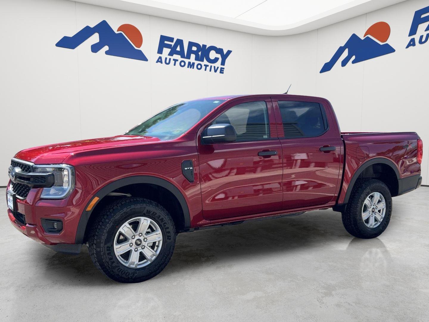 Ruby Red Metallic Tinted Clearcoat 2026 Ford Ranger Pickup Truck Four-Wheel Drive Automatic