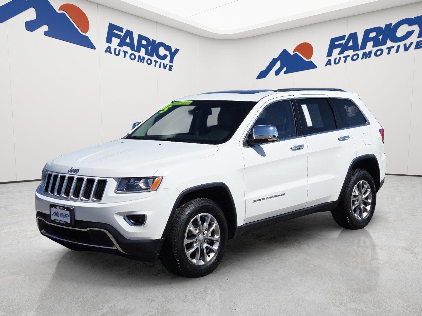 Bright White Clearcoat 2015 Jeep Grand Cherokee SUV / Crossover Four-Wheel Drive 8-Speed Automatic