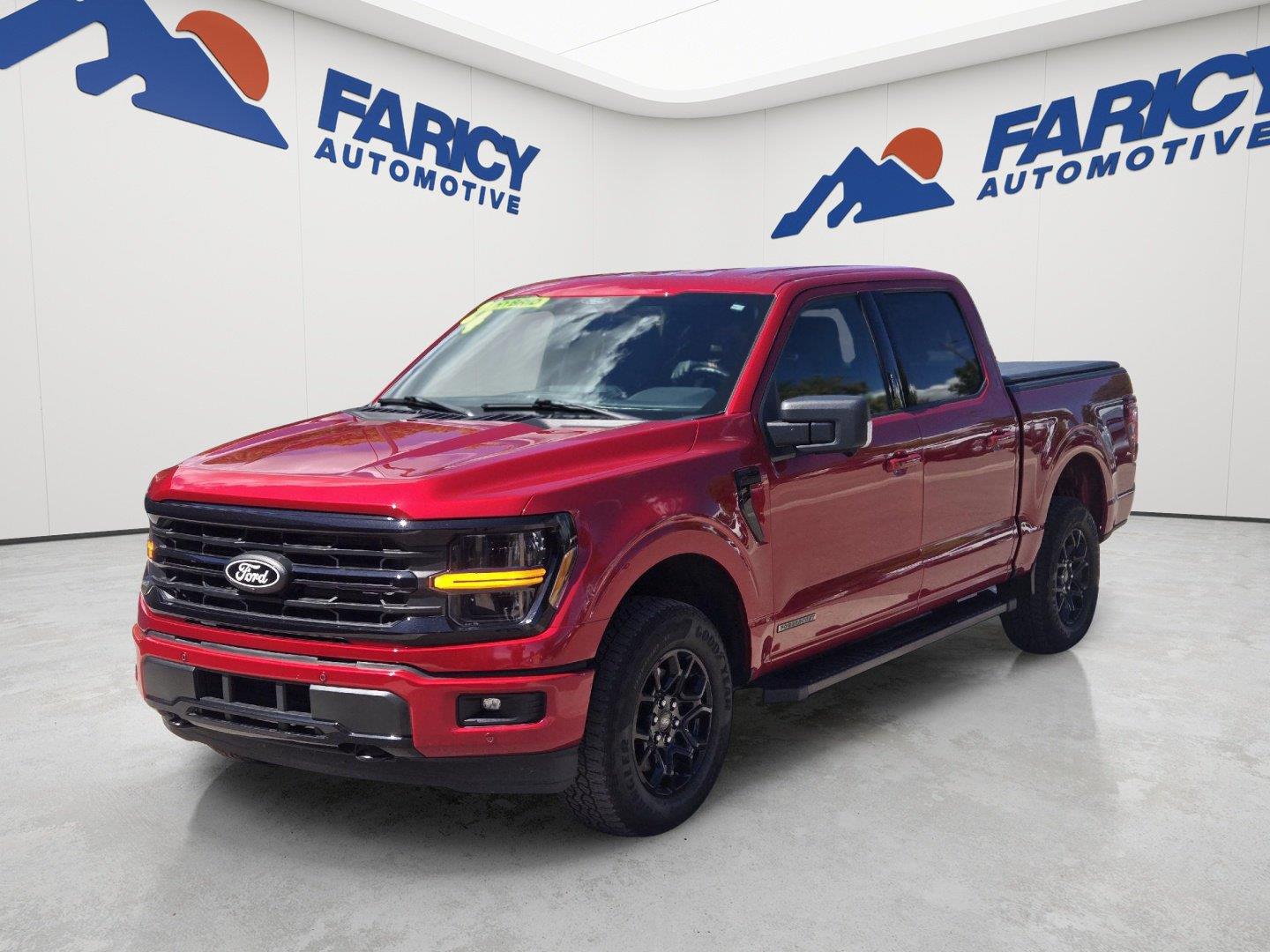 Rapid Red Metallic Tinted Clearcoat 2024 Ford F-150 Pickup Truck Four-Wheel Drive Automatic
