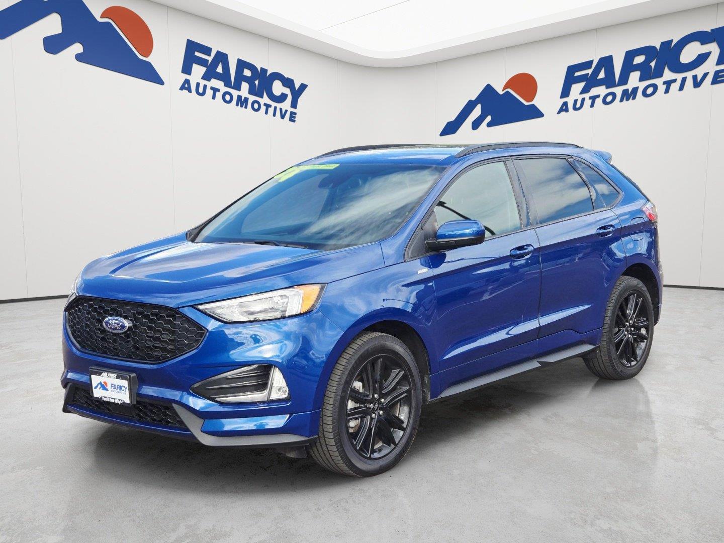 Atlas Blue 2024 Ford Edge SUV / Crossover All-Wheel Drive 8-Speed Automatic